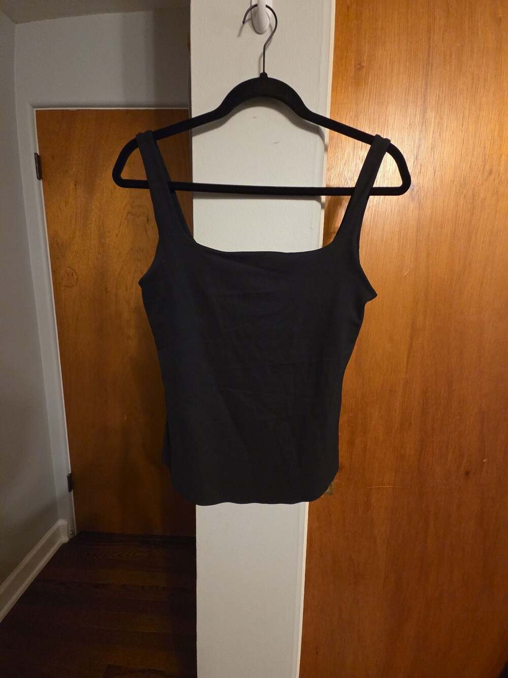 Nike Women's Yoga Dri-FIT Square Neck Tank Top Black